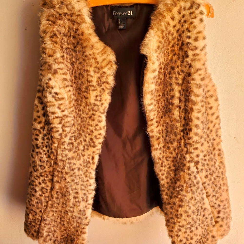 Forever 21 Faux Fur Vest